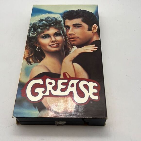 Grease VHS. John Travolta. Olivia Newton-John. Paramount - Picture 1 of 3